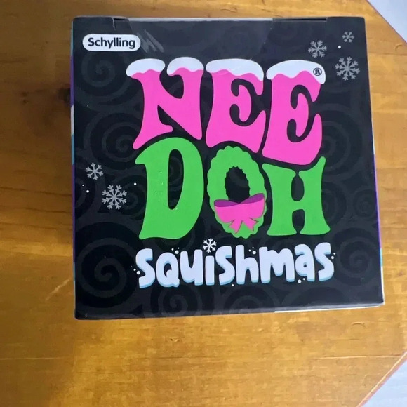 Nee Doh Squishmas GROOVY GLOWMAN‎ Snowman Gel Stress Relief CHRISTMAS Ball Toy - Picture 3 of 7